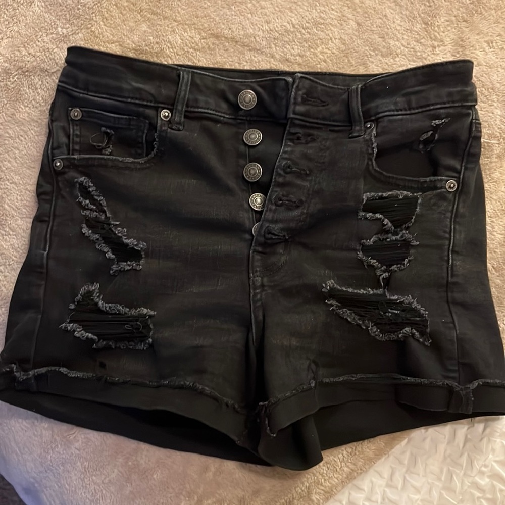 American eagle shorts size 6 super hi rise shortie